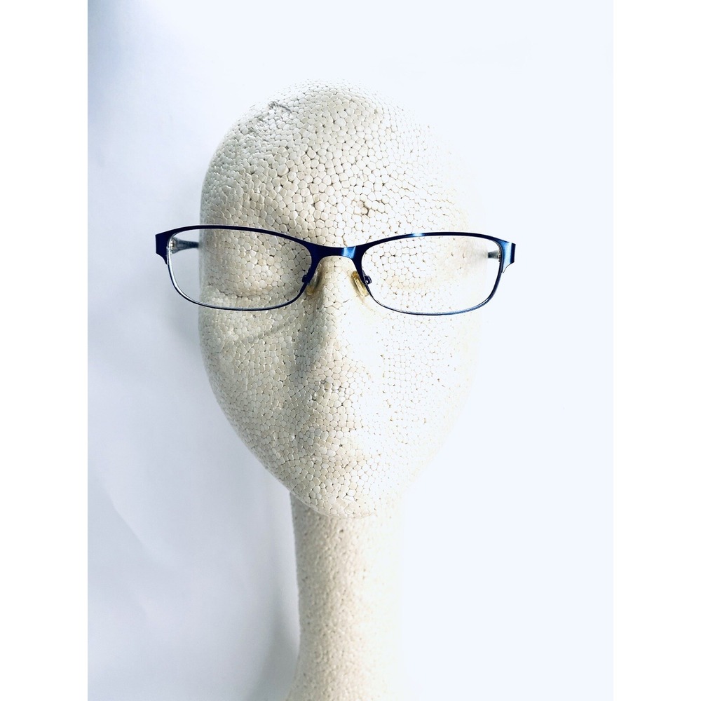 Kate Spade Blue Gold Cat Eye Glasses Polka Dot Temples Ambrosette 54 17 135 - Picture 9 of 11